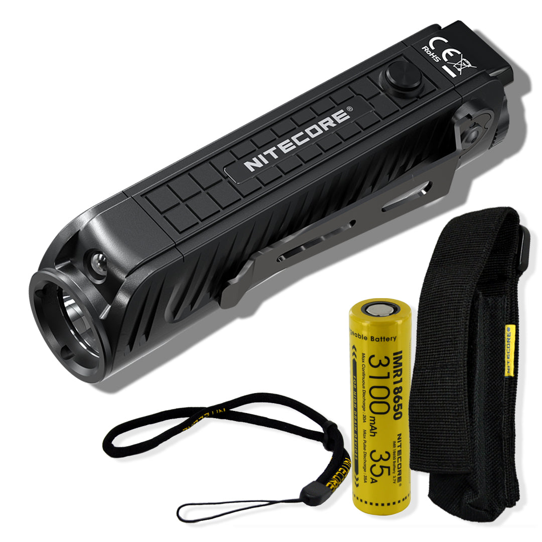 Nitecore P18 1800 Lumen EDC Flashlight with Red LED