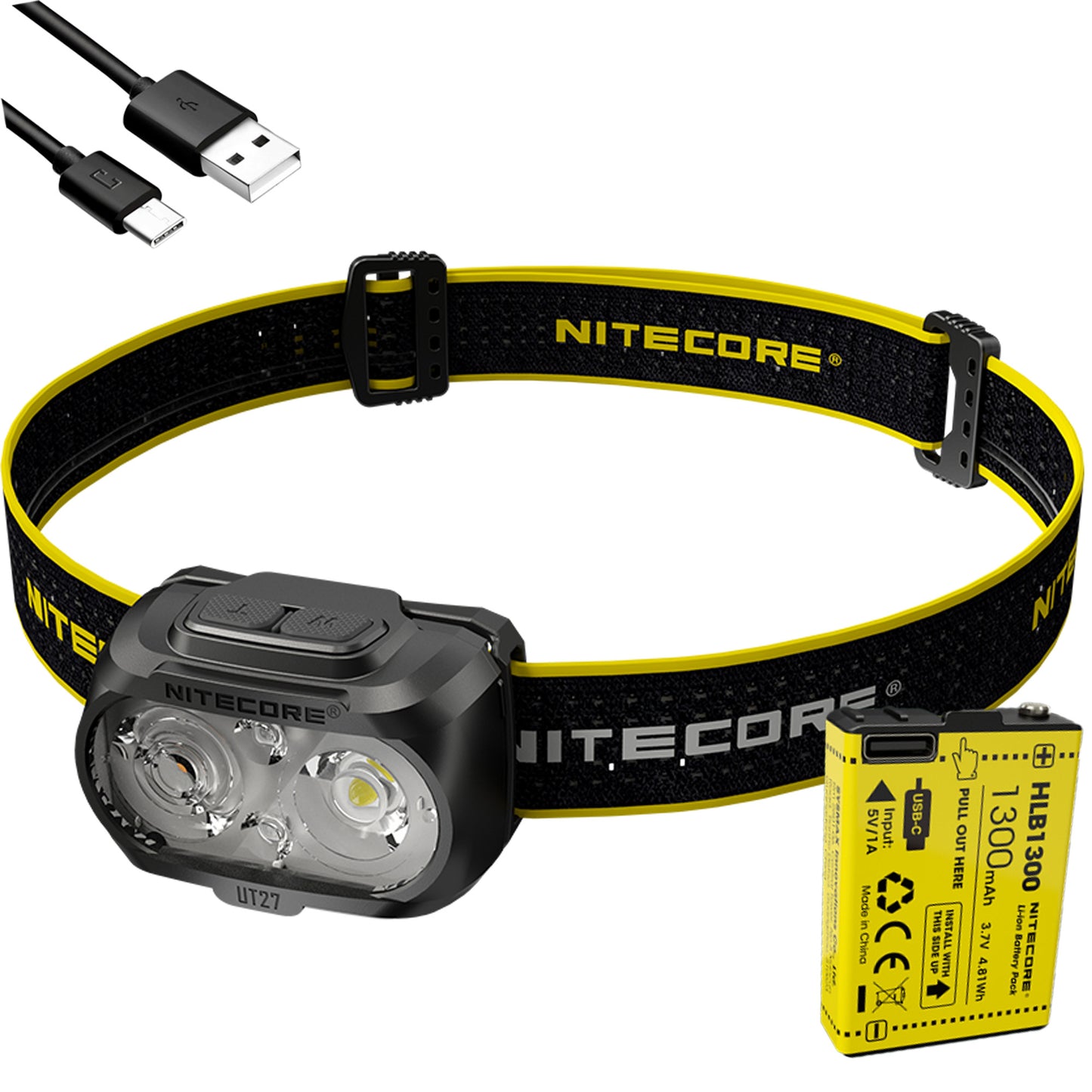 Nitecore UT27 USB Rechargeable Headlamp