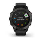 Garmin fēnix® 6 - Sapphire Carbon Gray DLC w/Black Band GPS Watch