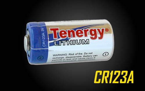 Tenergy 1300mAH CR123A Lithium Battery