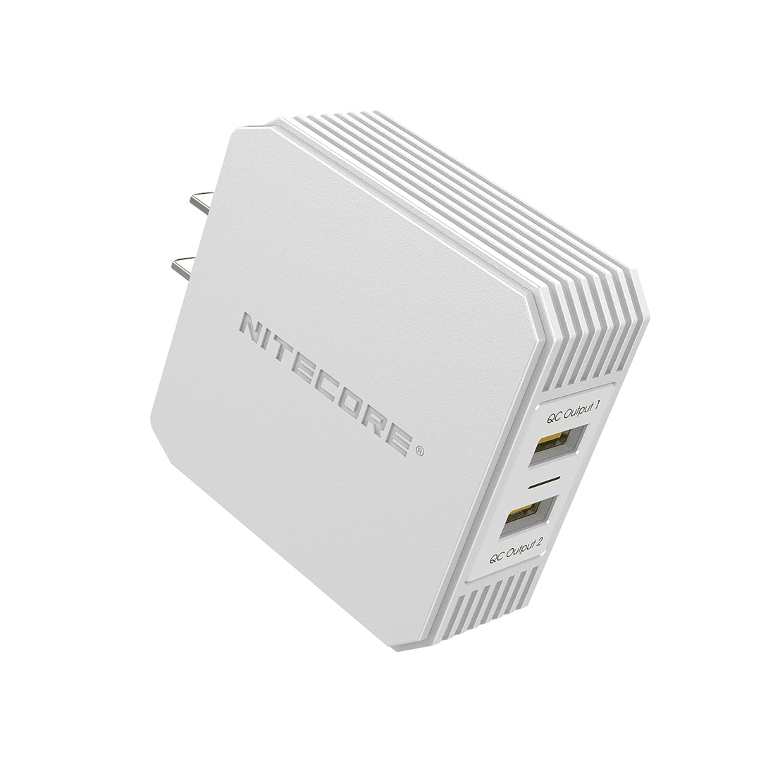 Nitecore UA42Q 2-Port Quick Charge USB 2.0 & 3.0 Adapter