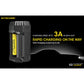 Nitecore V2 6A 2-Channel In-Car Speedy Battery Charger with 12V Lighter Adapter and USB Ports for 18650 RCR123A 17650 17670 14500 AA C and More