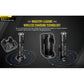 Nitecore R40 v2 1200 Lumen Rechargeable Flashlight w/Charging Dock