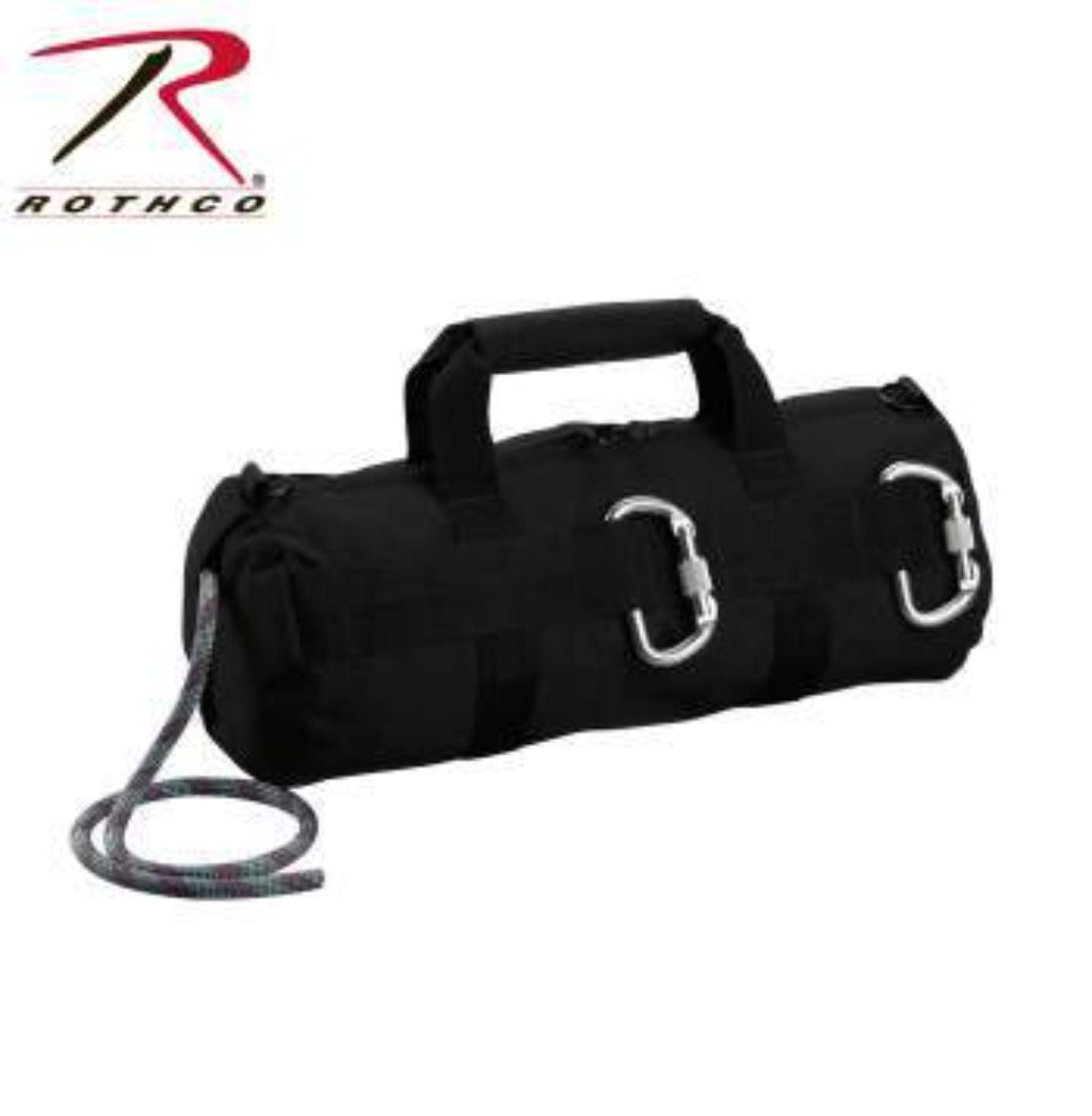Rothco 8170 Black Stealth Tactical Rappelling Bag