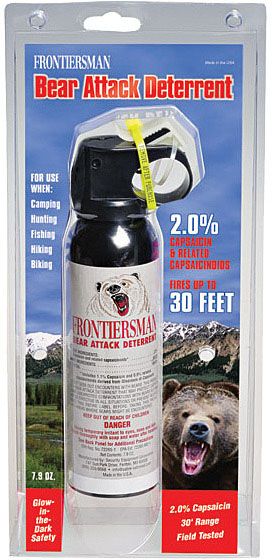 Frontiersman Bear Spray with Holster 7.9 oz or 9.2 oz