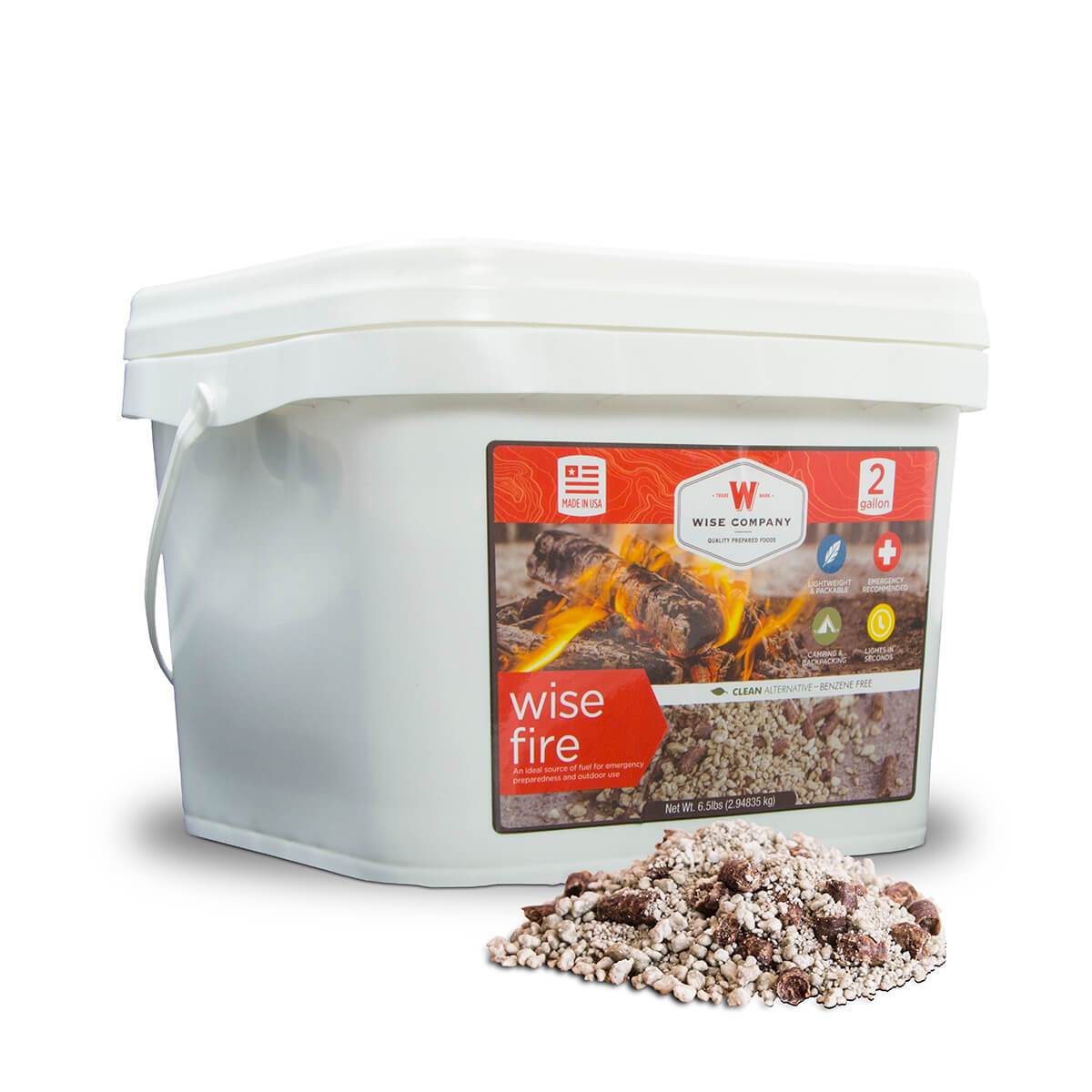 WiseFire 2 Gallon 120 Cup Fuel Source