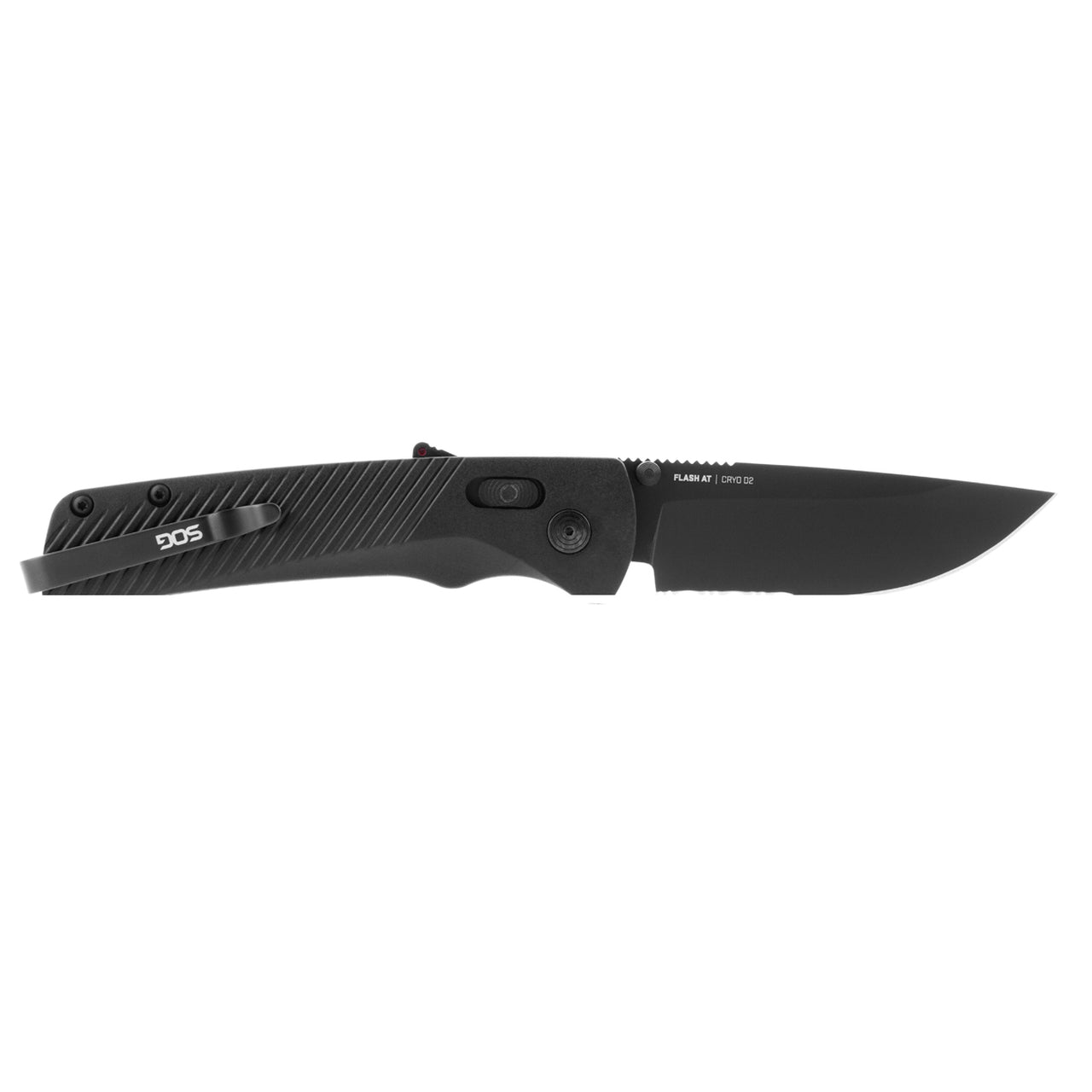 SOG Flash AT - Blackout, Partially Serrated