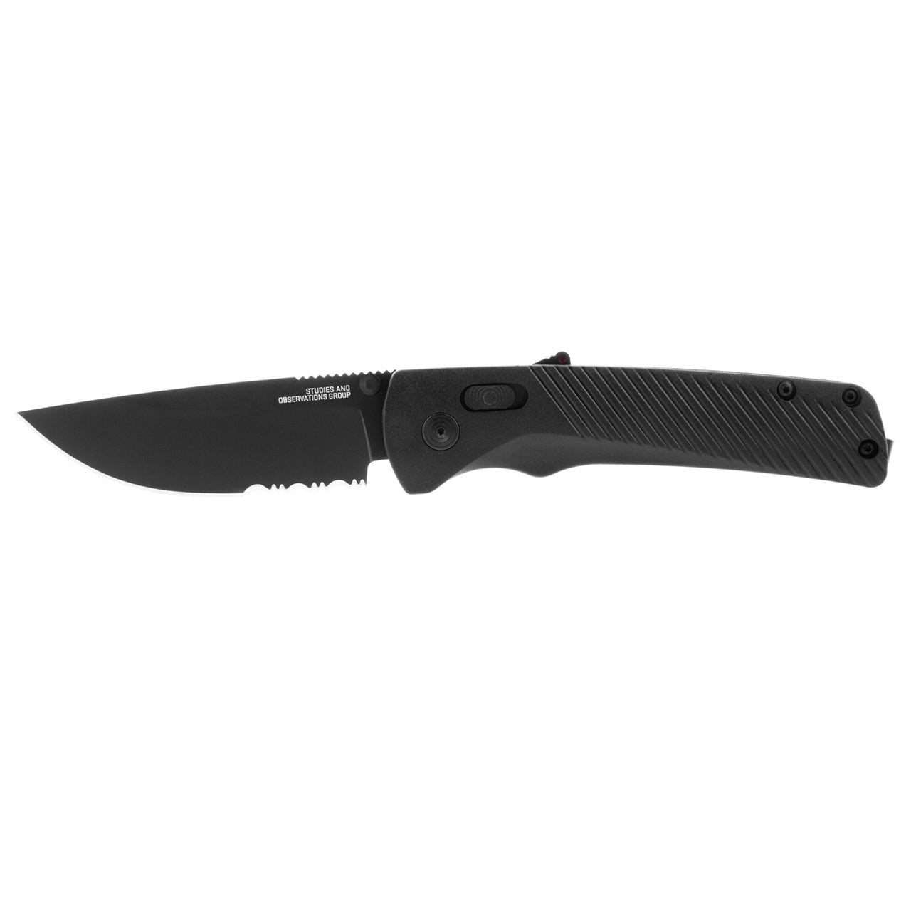 SOG Flash AT - Blackout, Partially Serrated
