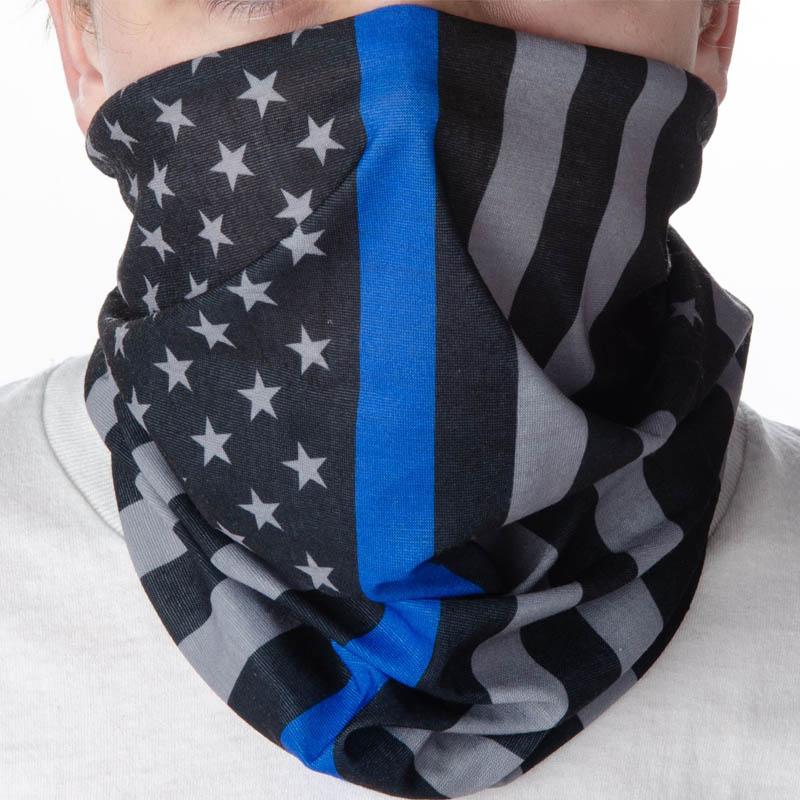 Gaiter/Mask - Thin Blue Line, Thin Red Line, or Thin Green Line