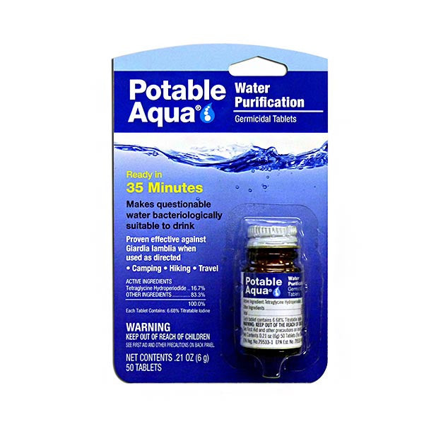 Potable Aqua® Drinking Water Germicidal Tablets