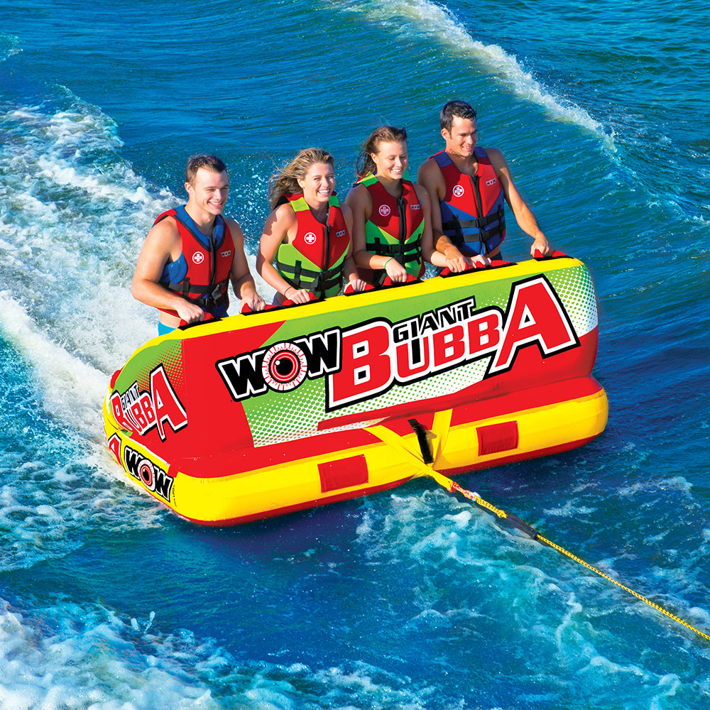 WOW Watersports Giant Bubba HI-VIS Towable - 4 person