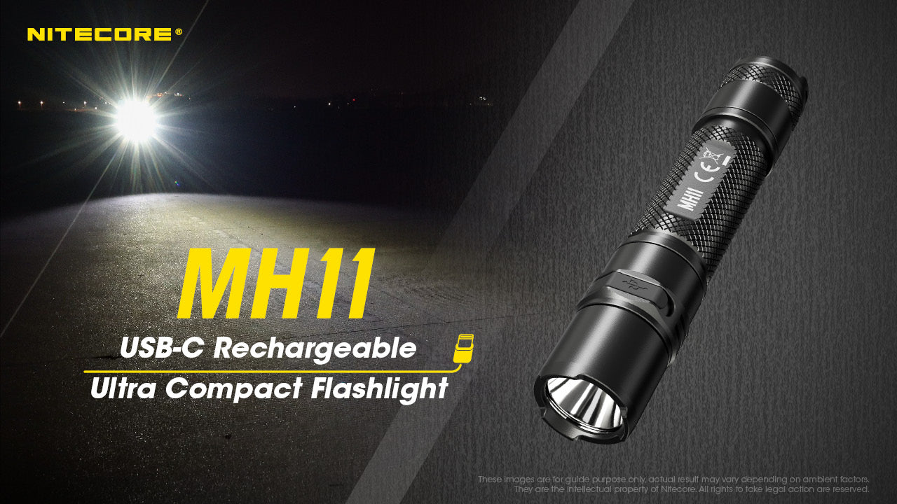 Nitecore MH11 1000 Lumen USB-C Rechargeable Flashlight