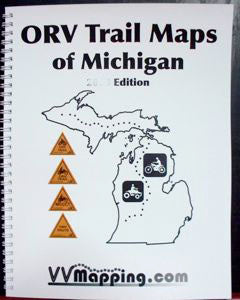 Michigan ORV Trail Map Book