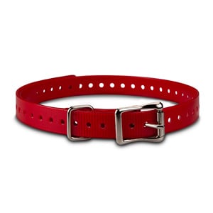 Garmin 3/4" Roller Buckle Collar Strap Red