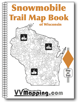Wisconsin Snowmobile Map System Book