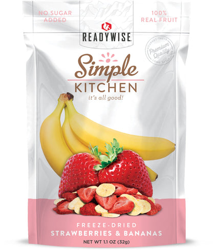 Freeze-Dried Strawberries & Bananas